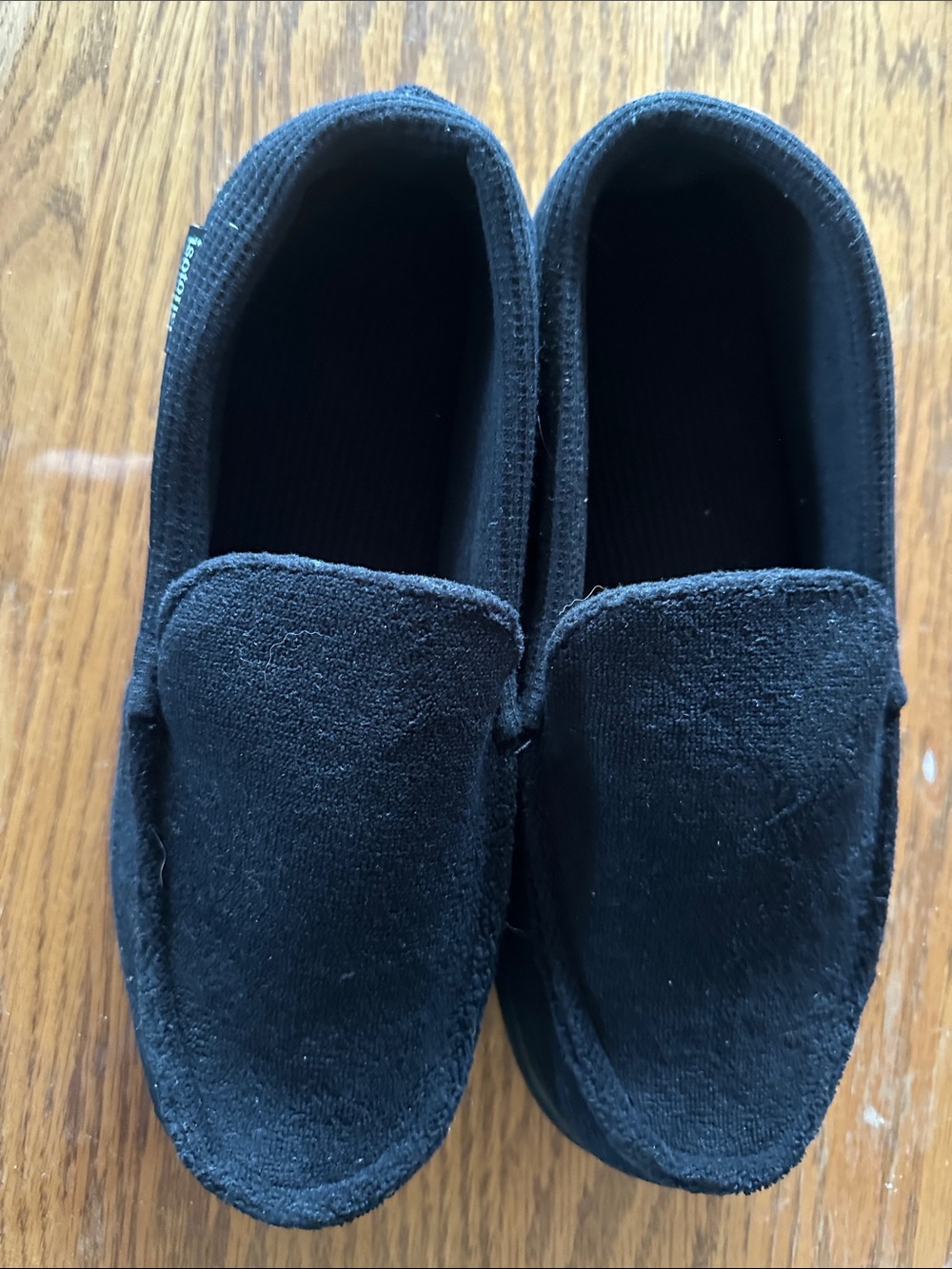 isotoner Black Slip-On Comfort Loafers